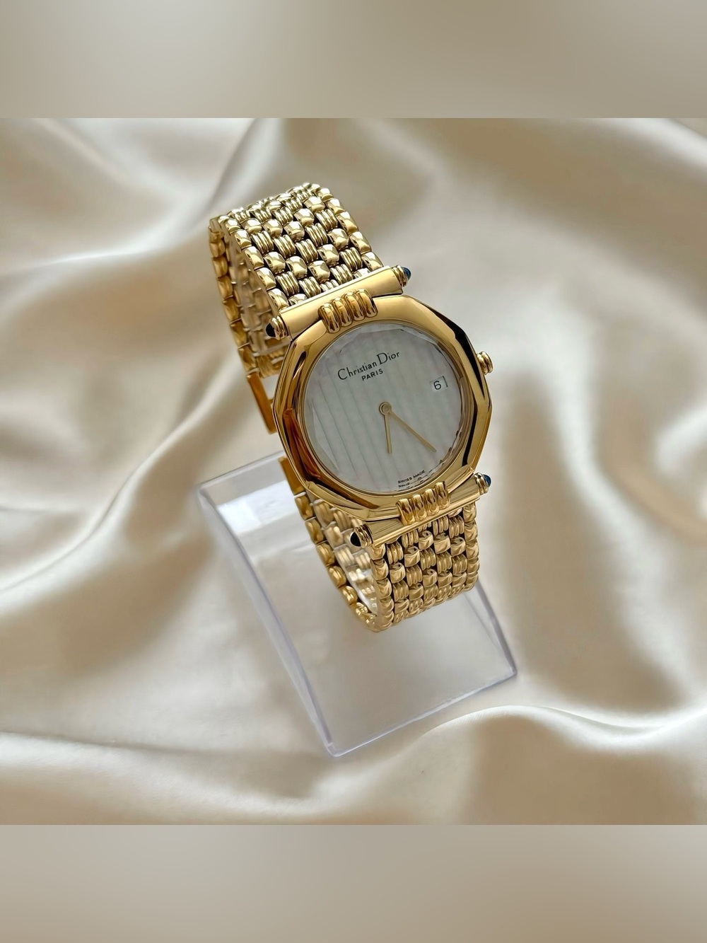 AUTHENTIC VINTAGE DIOR GOLD WATCH - Picture 5 of 7